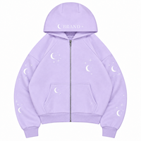 Ensemble de survêtements surdimensionnés personnalisés en tissu Air Layer avec broderie et épaules tombantes pour femme