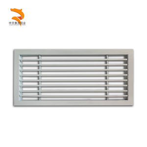 Grilles <span class=keywords><strong>d</strong></span>'<span class=keywords><strong>aération</strong></span> modernes en alliage <span class=keywords><strong>d</strong></span>'aluminium pour systèmes CVC, ventilation <span class=keywords><strong>d</strong></span>'atelier, entrepôt, sous-sol, conduits en ligne droite, durables - Product Image 1
