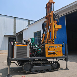 Impianto di Perforazione su Cingoli <span class=keywords><strong>Deep</strong></span> <span class=keywords><strong>Rock</strong></span>, Perforatrice Idraulica per Pozzi d'Acqua da 230 Metri, Impianto di Perforazione Portatile - Product Image 4