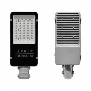 Lampe solaire LED de rue réglable en plastique 30W, étanche IP65, pour usage extérieur, éclairage routier, alimentation par batterie LiFePO4 - Product Image 1
