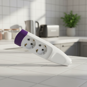 2-weg Europese Standaard Overspanningsbeveiliging Stekkerdoos - Product Image 3