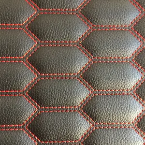 Embroidery Car Seat Leather Roll Car Seat Cover Raw Materials In Roll