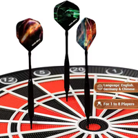 Win.max Jeu de fléchettes électroniques en gros Jeu de fléchettes à pointe souple numérique avec notation électronique automatique et diffusion vocale