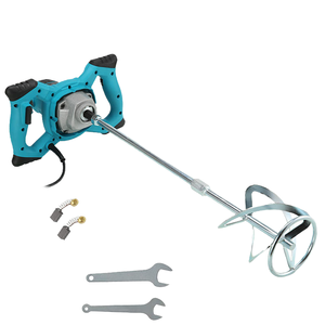 เครื่องผสมอุตสาหกรรมไฟฟ้า 2100W หกสปีด 110V/220V พร้อมพวงมาลัย สำหรับผสมสี ปูนซีเมนต์ และเตรียมอาหาร (ขายส่ง) - Product Image 1