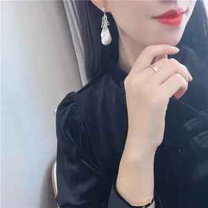 Accessoires en argent S925 pour la création de bijoux, support vide pour perles, boucle d'oreille en argent, perles de 10 à 18 mm, 21777 pour clous d'oreille, boucles d'oreilles - Product Image 1
