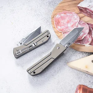 Wholesale 7071LTF-GVK pocket 12C27 stainless knives folding survival outdoor camping tool multi tactical knife