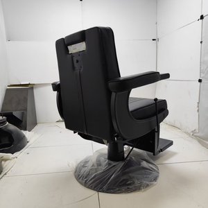 Professional Heavy Duty Barber Chair 360 Swivel <b>Adjustable</b> <b>Footrest</b>-Modern Design Synthetic Leather Luxury Salon Workshop - Product Image 4