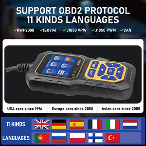 เครื่องสแกนเนอร์อัตโนมัติ AT500ปลั๊กแอนด์เพลย์ OBDII เครื่องมือวิเคราะห์เครื่องอ่านรหัสวินิจฉัย OBD2 11ภาษา - Product Image 4