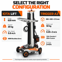 Plateforme de levage robotique mobile omnidirectionnelle avec course de 620 mm pour l'intégration d'bras robotiques