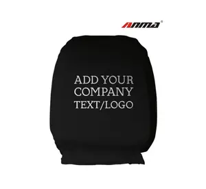 Personalised Car Seat Head Rest Covers Taxi Name Logo Business Advertisement