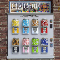 Distributeur de bonbons Niudele de troisième génération, système de paiement par jeton, code QR et pièces de monnaie, capacité de 150 à 200 pièces pour la maison