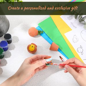 Mini <span class=keywords><strong>Pot</strong></span> <span class=keywords><strong>de</strong></span> jardinière <span class=keywords><strong>en</strong></span> <span class=keywords><strong>terre</strong></span> cuite avec trou <span class=keywords><strong>de</strong></span> Drainage, <span class=keywords><strong>bricolage</strong></span> artisanal, forte Absorption d'eau - Product Image 6