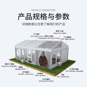 Warehouse <b>Tent</b> Light Steel <b>Frame</b> Industrial Outdoor Storage Logistics Factory Shed 81-120mph Wind Resistance - Product Image 4