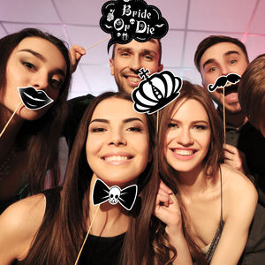 ชุดอุปกรณ์บูธถ่ายรูปเจ้าสาวหรือแบบตาย22ชิ้นของตกแต่งสไตล์โกธิคสำหรับสาวๆอุปกรณ์ประกอบฉากถ่ายภาพโสด - Product Image 3