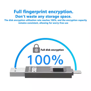 Aangepaste Merk 64Gb Vingerafdruk Versleutelde Usb 3.0 <span class=keywords><strong>Flash</strong></span> Drive Nieuwe 128Gb 256Gb 512Gb Thumb Drive Metalen Constructie Encryptie - Product Image 5