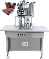 Machine de remplissage d'aérosol de boîtes de pulvérisation d'air frais d'oxygène de gaz de peinture pour le jet d'huile