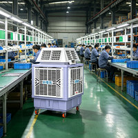 Keyuefeng Enfriador de aire por evaporación móvil Ahorro de energía Enfriador de aire de agua industrial para taller