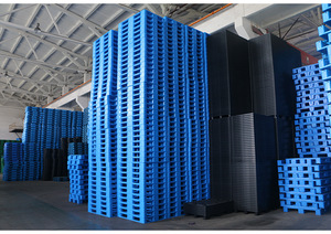 1100*1100*150mm HDPE Pallet Nhựa GMA BRC chứng nhận Pallet Nhựa-Tuân thủ tiêu chuẩn ngành công nghiệp tạp hóa - Product Image 6