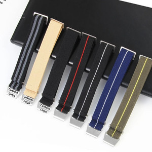 Correa de Nailon Elástica de Paracaídas para Reloj Inteligente de 20 mm, 22 mm, 18 mm, para Samsung Galaxy Watch 7, para Reloj Garmin - Product Image 1