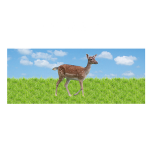 Custom Promotional 3D Tiger Cartoon Circular Pattern Water Resistant Offset Printing Plastic Bookmark 15.5x5.8cm Stationery