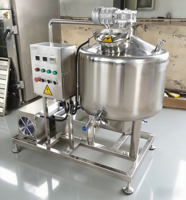 Cuve de Fermentation Automatique SIP CIP en Acier Inoxydable 316L pour l'Industrie Alimentaire, Stérilisation à la Vapeur Sanitaire FDA GMP