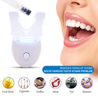 Kit avanzado de blanqueamiento de dientes para el hogar-Luz LED recargable y gel de peróxido de carbamida 35%