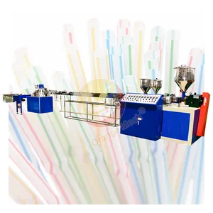 ORME PLA Biodegradável Bebida Palha Extrusão Bend Count Linha De Produção Plastic Juice Straw Pipe Fazer Máquina