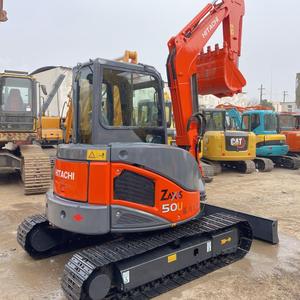 Mini-excavatrice d'occasion de haute qualité Hitachi Zx50u 5 tonnes, mini-excavatrice d'occasion, mini-excavatrices de petite taille à prix avantageux - Product Image 1