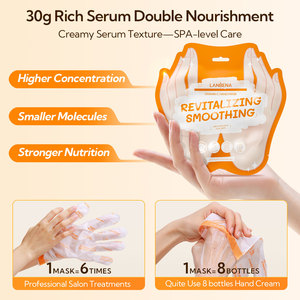 Masque pour les mains Lanbena, nouvelle arrivée, masque en feuille de collagène, blanchissant et hydratant - Product Image 2