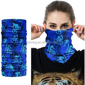 Polaina de <span class=keywords><strong>cuello</strong></span> deportivo y Diadema bufanda fibra de poliéster cara Bandana tubo pasamontañas con patrón de animales para mujeres y hombres - Product Image 3
