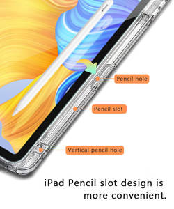 Six trigfold rimovibile rimovibile in Pu Magnétic custodia Cover Full Tablet con Slot per matita custodia per ipad per ragazza - Product Image 6