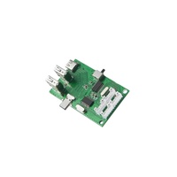 Carte mère de contrôleur de ventilateur de plafond 12V, 24V, kit 45W pour alimentation solaire AC/DC, prise en charge de la carte de circuit imprimé PCBA, avec télécommande RF