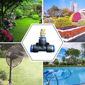 Kit de Riego por Goteo de Conexión Rápida, 1/2 Pulgada, Plástico PE y Latón, Sistema de Microaspersión para Jardín, Fácil Instalación - Product Image 4