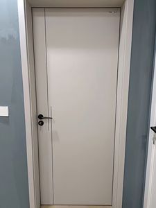 Puerta Interior Moderna de Madera Contrachapada, con Aislamiento Acústico y Protección Contra Incendios, Superficie Acabada <span class=keywords><strong>para</strong></span> Dormitorios, Hoteles y Apartamentos, Garantía de 3 Años - Product Image 6