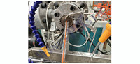 Machine de fabrication de conduits flexibles en PVC, ligne de production de tuyaux d'aspiration en PU, tuyaux de ventilation industriels en fil d'acier