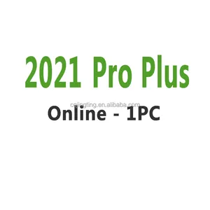 Echte 2021 Professional Plus Belangrijke Retail-100% Online Activering 2021 Pro Plus Sleutellicentie 1 Pc Verzenden Via Ali Chatpagina