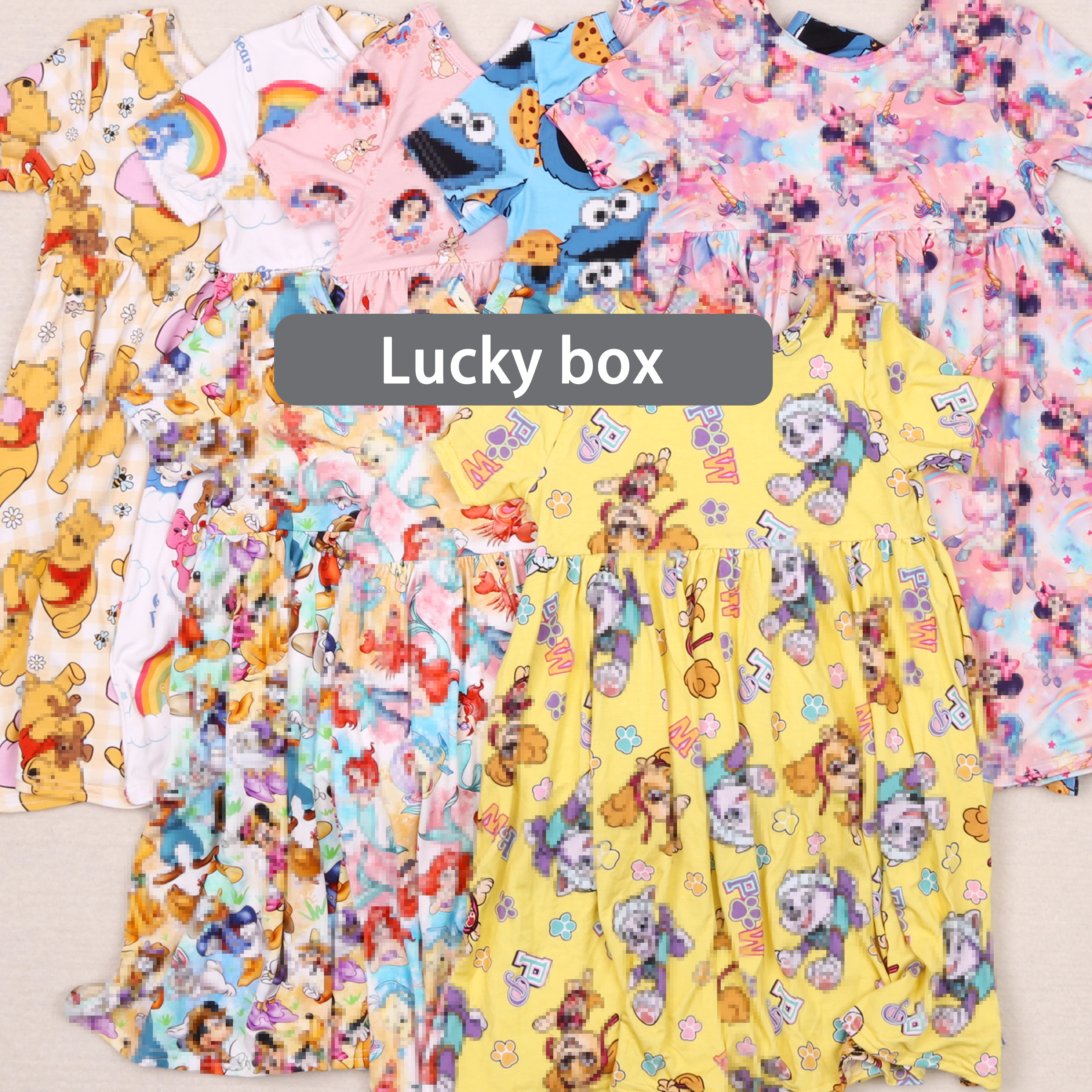 Weiwei Ready To Ship Bamboo Pajamas Set For Baby Kids Boys Girls Christmas Mystery Box Breathable Knitted Bundle