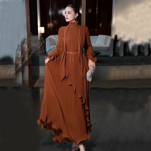 Buy In Bulk Turtleneck Flare Dress Cozy Turtleneck Design | Alibaba.com