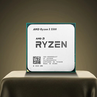 Nouveau processeur AMD Ryzen 5 5500 avec refroidisseur R5 5500 3,6 GHz 6 cœurs 12 threads CPU 7 nm 65 W L3=16 Mo 100-000000457 Socket AM4