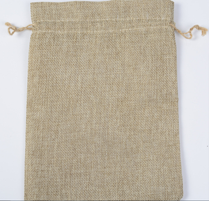 Estuche Cosmético, Bolsa de Lino con Cordón y Estampado Serigrafiado, Bolsa para Accesorios de Maquillaje - Product Image 6