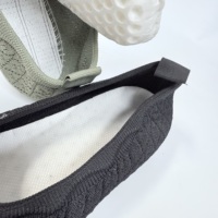 Chaussures plates à enfiler en maille respirante avec col à volants ondulés, semelle légère et souple, pour la marche quotidienne, baskets décontractées pour femmes