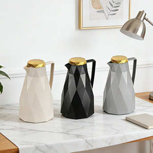 Nouvelle Thermos de Luxe Grande Capacité Thermos Théière Carafe à Café sous Vide Doublure en Verre 1 Litre Sans BPA PP Double Paroi Thermos - Product Image 1