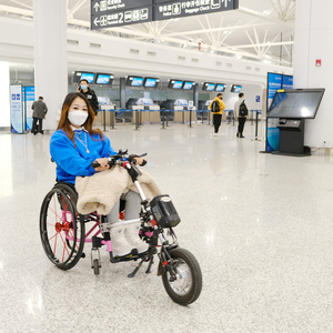 Suministros de rehabilitación de terapia, silla de ruedas deportiva de aleación de aluminio plegable, nuevo diseño - Product Image 6