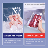 Sacs sous vide en nylon de qualité alimentaire, film transparent et lisse pour aliments cuits, ligne d'emballage en salle de préparation