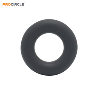 Anillo de agarre de mano de fuerza, anillo de silicona para entrenamiento de potencia muscular, venta al por mayor, anillo de ejercicio de agarre de mano de silicona