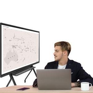 Fournisseurs de tableaux blancs interactifs intelligents de classe tactile <span class=keywords><strong>OPS</strong></span> mobiles 75 pouces I5 4G 128G, écran plat interactif 86 pouces pour l'éducation - Product Image 1