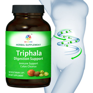 Cápsulas de digestión al por mayor Triphala soporte de digestión soporte inmunológico limpieza de colon suplemento orgánico <span class=keywords><strong>Amla</strong></span> - Product Image 1