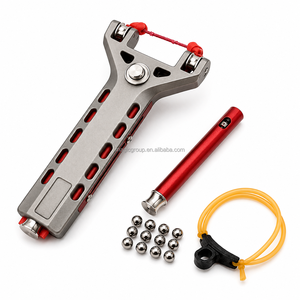 หนังสติ๊กกึ่งอัตโนมัติพร้อมแม็กกาซีน โครงอะลูมิเนียมอัลลอยด์ CNC อุปกรณ์ฝึกซ้อมยิงเป้ากลางแจ้ง - Product Image 5
