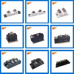 Modulo trifase MDST200 con <span class=keywords><strong>ponte</strong></span> <span class=keywords><strong>a</strong></span> <span class=keywords><strong>diodi</strong></span> e tiristori per alimentatore switching VDRM/VRRM 800-1600V - Product Image 6