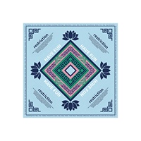 Tapis de Mahjong Nouveau Style Chinois Lotus, en Caoutchouc Épais, Insonorisé, Imperméable, Antidérapant, Durable, pour Jeux de Cartes et d'Échecs, Table de Jeu Enroulable